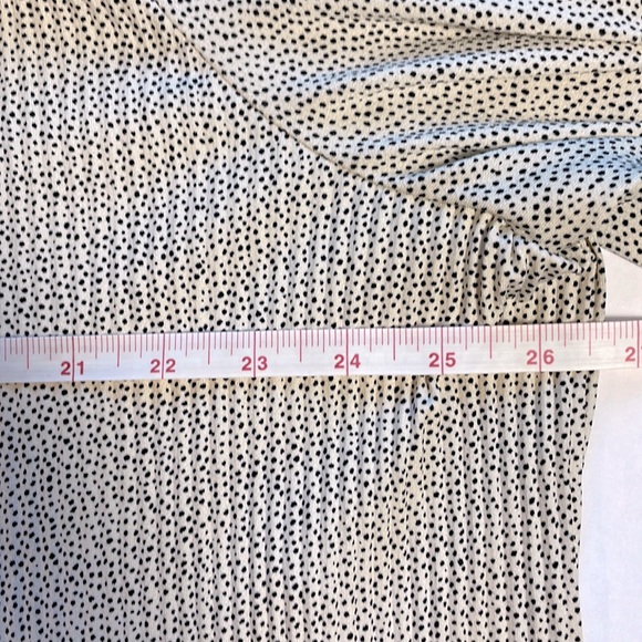 Adrianna Papell Flowing Mini Accordion Pleated Long Sleeve Blouse Tunic Size 2X - Picture 14 of 16